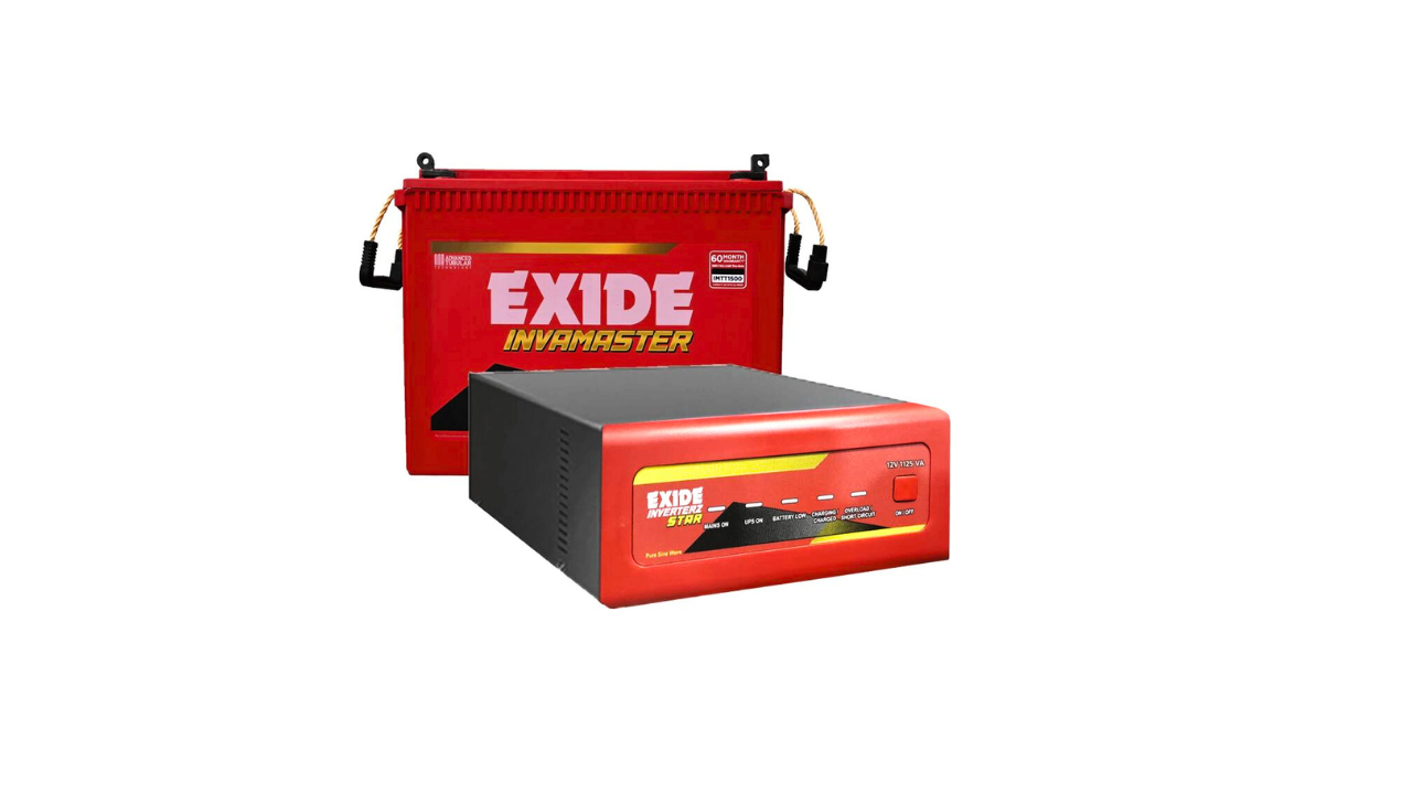 EXIDE INVERTERZ STAR1125 AND EXIDE IMTT1500